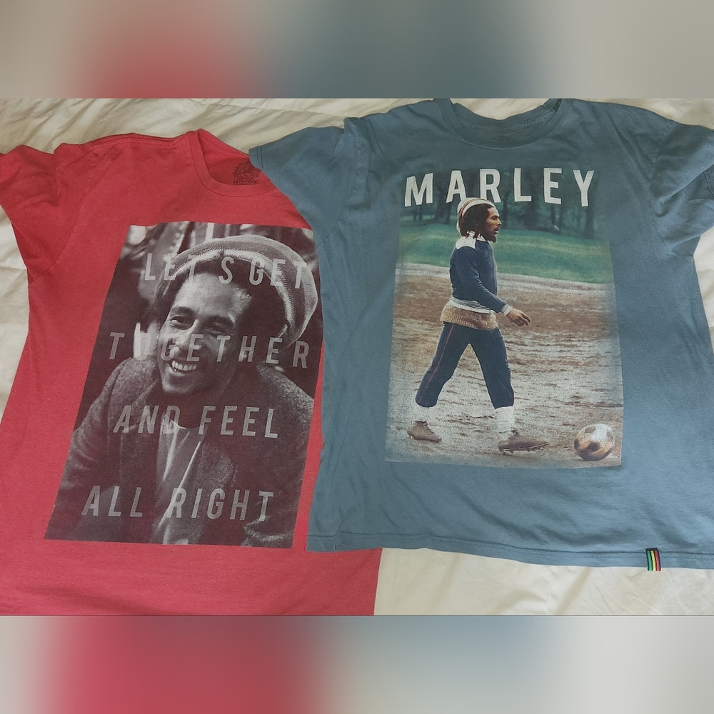 Bob Marley Collection Tees (x2)
